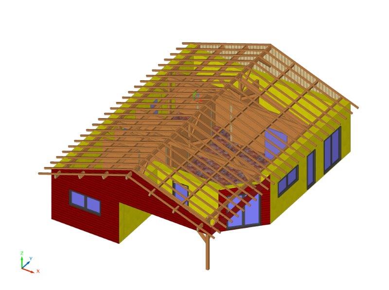 Maison paille à Smarves (86)